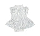 A White Short Sleeve Rompers from Mothercare in size 6-12M for girl. (Front View)