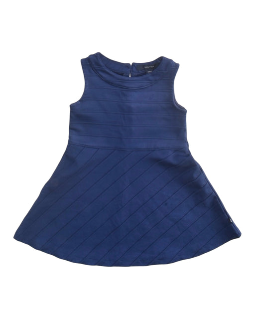 A Navy Sleeveless Dresses from Nautica in size 12-18M for girl. (Front View)