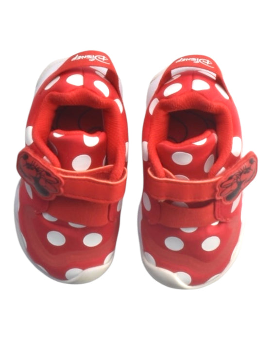 A Red Sneakers from Adidas x Disney in size 12-18M for girl. (Back View)
