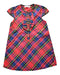 A Multicolour Short Sleeve Dresses from Familiar in size 5T for girl. (Front View)