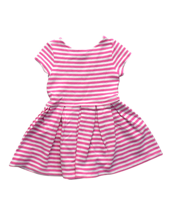 A Pink Short Sleeve Dresses from Polo Ralph Lauren in size 5T for girl. (Back View)