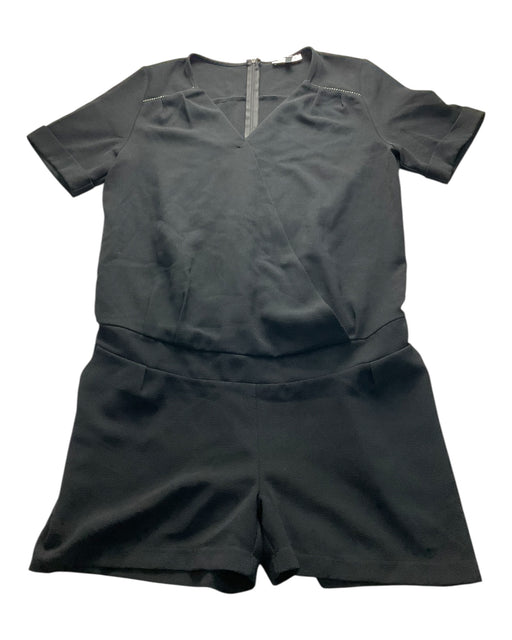 A Black Short Sleeve Rompers from Envie de Fraise in size Maternity-L for maternity. (Front View)