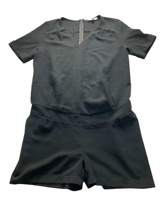 A Black Short Sleeve Rompers from Envie de Fraise in size Maternity-L for maternity. (Front View)