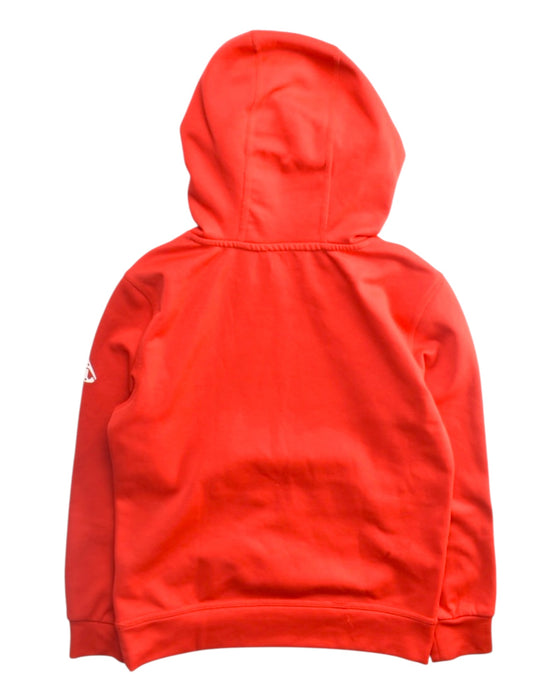 A Red Hooded Sweatshirts from Polo Ralph Lauren in size 7Y for boy. (Back View)