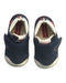 A Navy Sneakers from Miki House in size 12-18M for boy. (Back View)