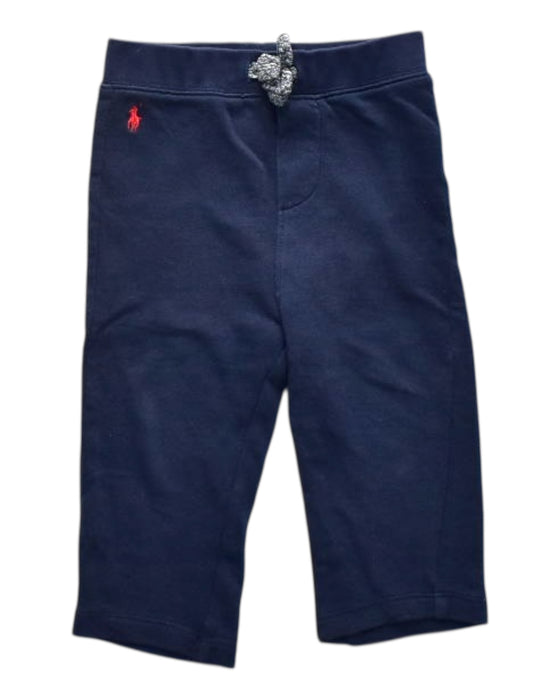 A Navy Casual Pants from Ralph Lauren in size 6-12M for boy. (Front View)