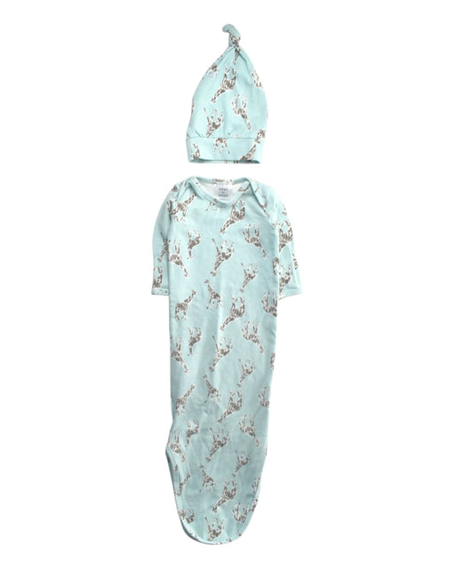 A Blue Onesies from Aden & Anais in size 0-3M for boy. (Front View)