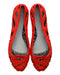 A Red Flats from Mini Melissa Jason Wu in size 12Y for neutral. (Back View)