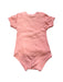 A Peach Short Sleeve Bodysuits from Oeteo in size 3-6M for girl. (Back View)