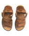 A Brown Sandals from Wheat in size 4T for boy. (Back View)