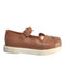 A Brown Flats from Mini Melissa in size 3T for girl. (Front View)