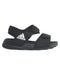 A Black Sandals from Adidas in size 12-18M for boy. (Front View)