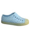 A Blue Slip Ons from Native Shoes in size 18-24M for boy. (Front View)