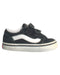 A Black Sneakers from Vans in size 12-18M for boy. (Front View)