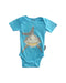 A Blue Short Sleeve Bodysuits from Coq en Pâte in size 3-6M for boy. (Front View)