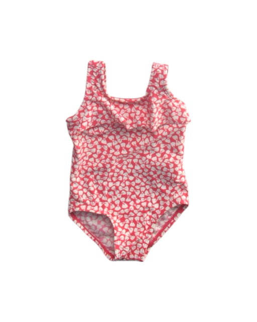 A Pink Swimsuits from Seed in size 6-12M for girl. (Front View)