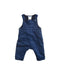 A Navy Long Overalls from Jacadi in size 6-12M for boy. (Front View)
