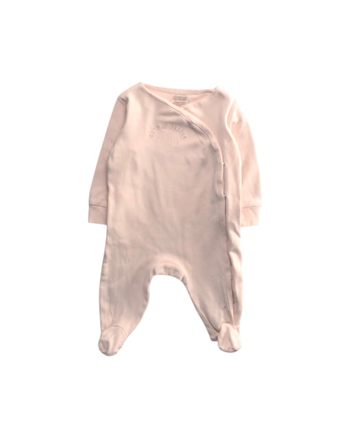 A Pink Onesies from Mamas & Papas in size 3-6M for girl. (Front View)