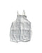 A White Overall Shorts from Seed in size 0-3M for boy. (Front View)