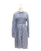 A Blue Long Sleeve Dresses from Seraphine in size Maternity-L for maternity. (Front View)