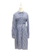A Blue Long Sleeve Dresses from Seraphine in size Maternity-L for maternity. (Front View)