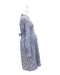 A Blue Long Sleeve Dresses from Seraphine in size Maternity-L for maternity. (Back View)