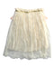 A Ivory Tulle Skirts from Louise Misha in size 8Y for girl. (Front View)