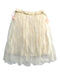 A Ivory Tulle Skirts from Louise Misha in size 8Y for girl. (Back View)