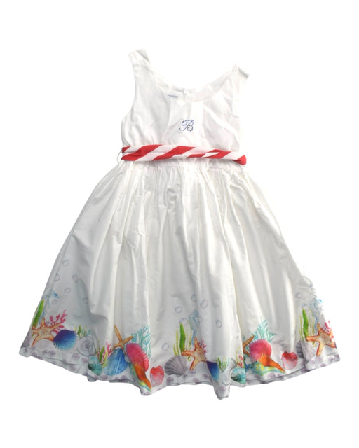 A Multicolour Sleeveless Dresses from Balloon Chic in size 8Y for girl. (Front View)