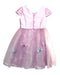 A Pink Short Sleeve Dresses from Monsoon in size 8Y for girl. (Back View)