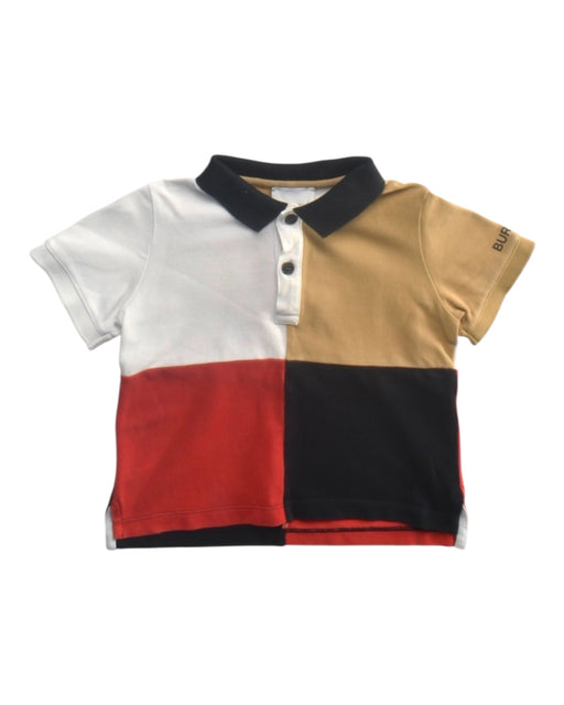 A Multicolour Short Sleeve Polos from Burberry in size 2T for boy. (Front View)