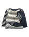 A Navy Long Sleeve Tops from Petit Bateau in size 2T for boy. (Front View)