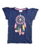 A Blue Short Sleeve T Shirts from Piccalilly in size 5T for girl. (Front View)