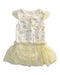 A White Sleeveless Dresses from Le Petit Society in size Newborn for girl. (Front View)