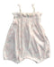 A White Sleeveless Rompers from Petit Bateau in size 3-6M for girl. (Front View)
