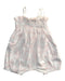 A White Sleeveless Rompers from Petit Bateau in size 3-6M for girl. (Back View)