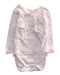 A Pink Long Sleeve Bodysuits from Petit Bateau in size 3-6M for girl. (Front View)