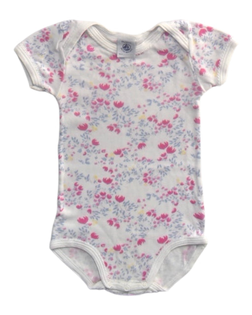 A Multicolour Short Sleeve Bodysuits from Petit Bateau in size 12-18M for girl. (Front View)