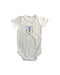 A Grey Short Sleeve Bodysuits from Seed in size 12-18M for boy. (Front View)