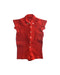 A Red Sleeveless Shirts from Ralph Lauren in size 0-3M for boy. (Front View)