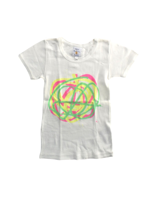 A White Short Sleeve T Shirts from Petit Bateau in size 8Y for girl. (Front View)