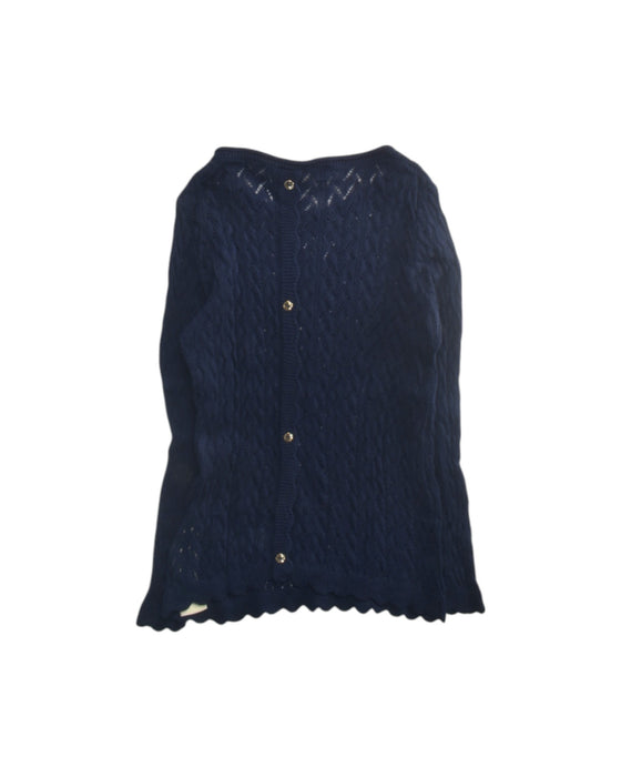 A Navy Knit Sweaters from Massimo Dutti in size 4T for girl. (Back View)
