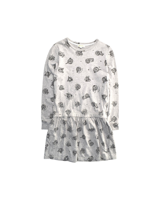 A Grey Long Sleeve Dresses from Kenzo in size 10Y for girl. (Front View)