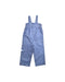 A Blue Long Overalls from MiMiSol in size 8Y for girl. (Back View)