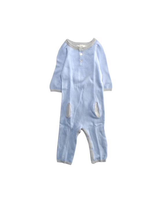 A Blue Onesies from Chateau de Sable in size 3-6M for boy. (Front View)