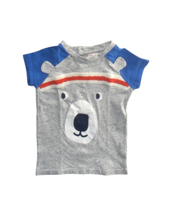 A Grey Short Sleeve T Shirts from Seed in size 3-6M for boy. (Front View)