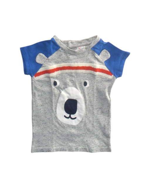 A Grey Short Sleeve T Shirts from Seed in size 3-6M for boy. (Front View)