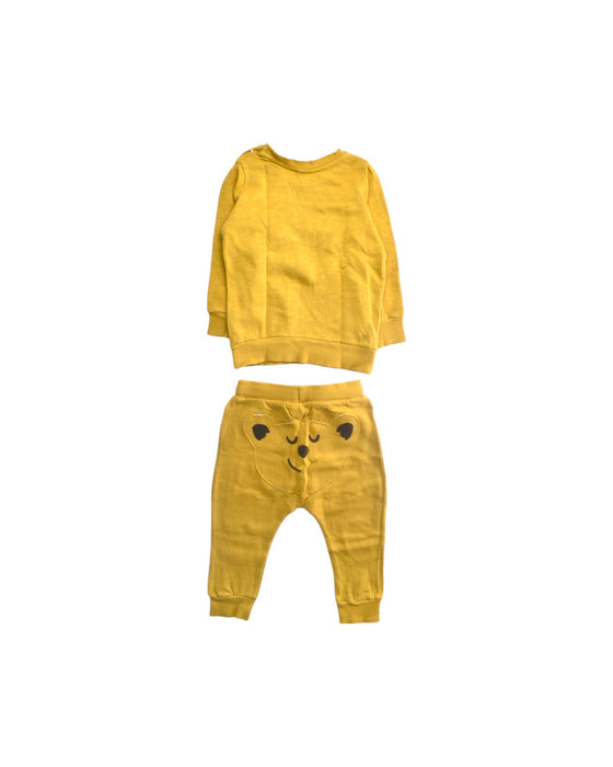 A Yellow Pants Sets from Seed in size 12-18M for boy. (Back View)