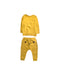 A Yellow Pants Sets from Seed in size 12-18M for boy. (Back View)