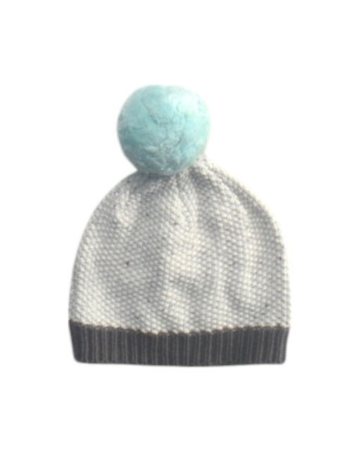 A Grey Winter Hats from Seed in size Newborn for boy. (Front View)
